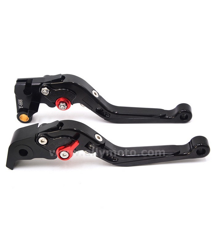 009 New Motorcycle CNC Adjustable Folding Extending Brake Clutch Levers Black For Honda CBR650F CB650F 2014 2015